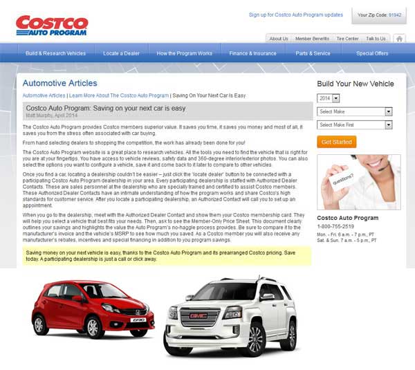 Costco Auto Save On Your Next Car
